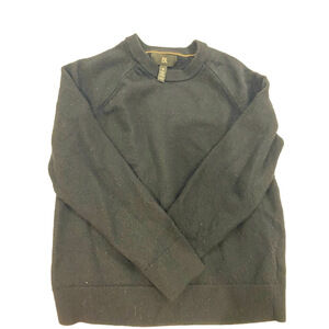 Banana republic 100% Italian merino wool black sweater kids size medium child